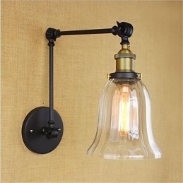 Landelijk Retro Gegalvaniseerd Kenmerk voor Mini Stijl Oogbescherming Sfeerverlichting Zwenkarmverlichting Muur