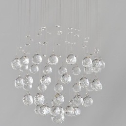 Traditionele klassieke kristalchroom metalen inbouw