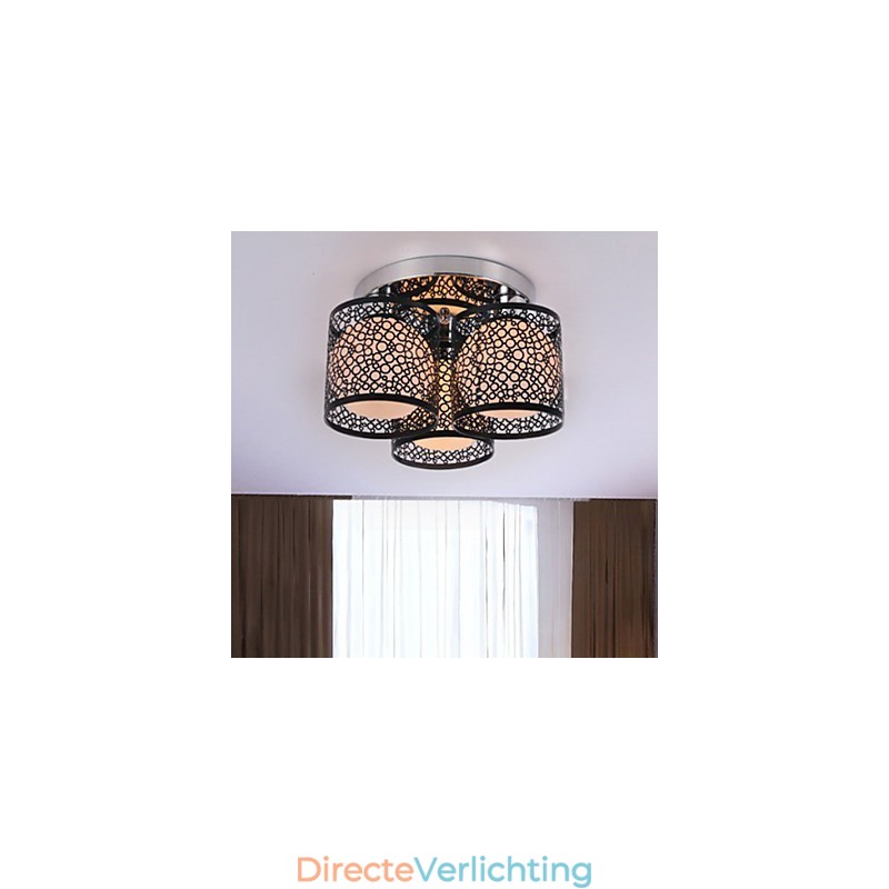 Moderne hedendaagse schilderij metalen inbouw