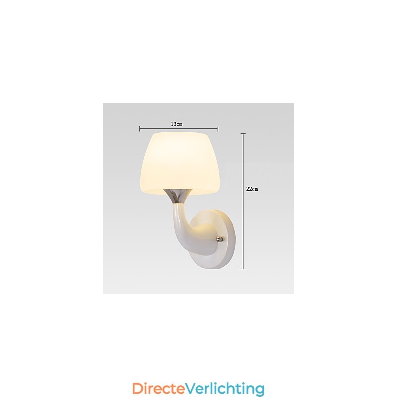 Metalen moderne eigentijdse inbouw- en plafondlamp met kenmerkende wandlampen Wandlamp