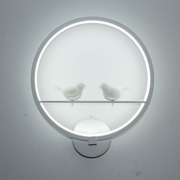 De slaapkamer wandlamp bedlamp en creatieve persoonlijkheid van moderne minimalistische ronde trap gang wandlamp