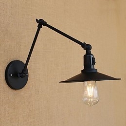 Landelijke Retro Schilderij Kenmerk voor Mini Stijl Swing Arm Swing Arm Verlichting Wandlamp