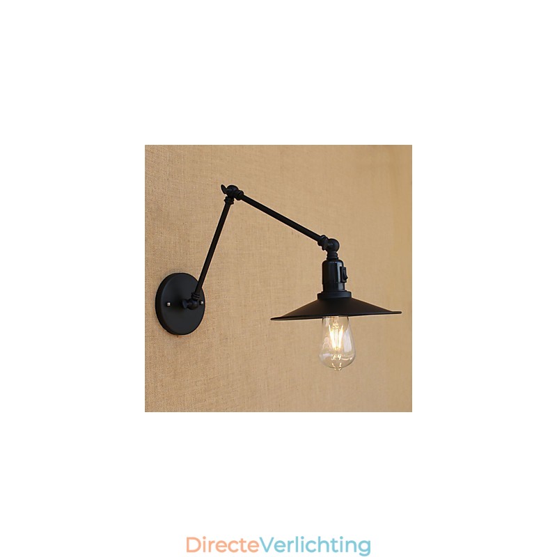 Landelijke Retro Schilderij Kenmerk voor Mini Stijl Swing Arm Swing Arm Verlichting Wandlamp