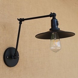 Landelijke Retro Schilderij Kenmerk voor Mini Stijl Swing Arm Swing Arm Verlichting Wandlamp