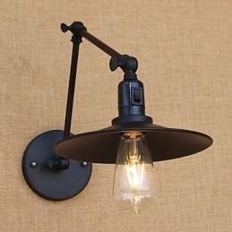 Landelijke Retro Schilderij Kenmerk voor Mini Stijl Swing Arm Swing Arm Verlichting Wandlamp