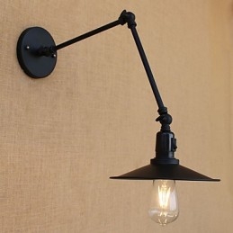 Landelijke Retro Schilderij Kenmerk voor Mini Stijl Swing Arm Swing Arm Verlichting Wandlamp