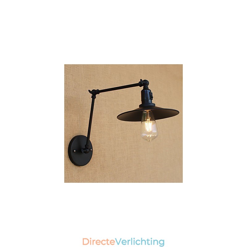 Landelijke Retro Schilderij Kenmerk voor Mini Stijl Swing Arm Swing Arm Verlichting Wandlamp