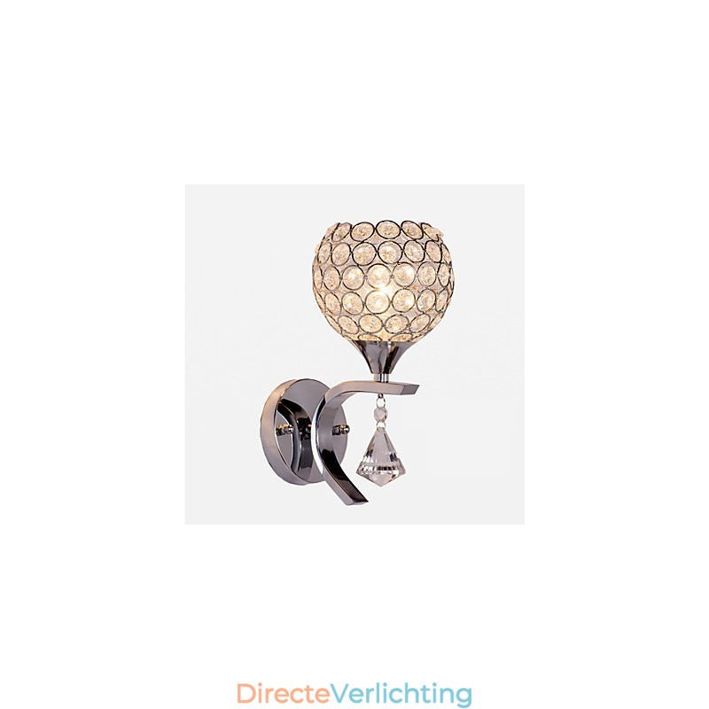 Max Crystal Modern Contemporary Electroplated Feature voor Crystal Ambient Light Wandlampen Wandlamp