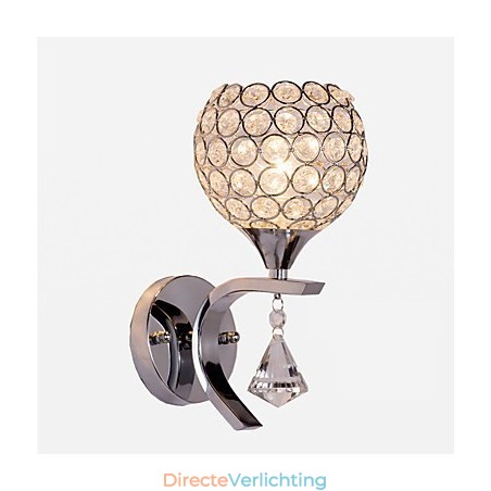 Max Crystal Modern Contemporary Electroplated Feature voor Crystal Ambient Light Wandlampen Wandlamp Max Crystal Modern Contemporary Electroplated Feature voor Crystal Ambient Light Wandlampen Wandlamp
