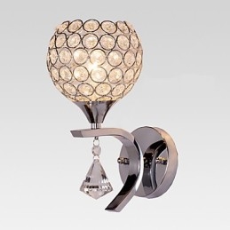 Max Crystal Modern Contemporary Electroplated Feature voor Crystal Ambient Light Wandlampen Wandlamp