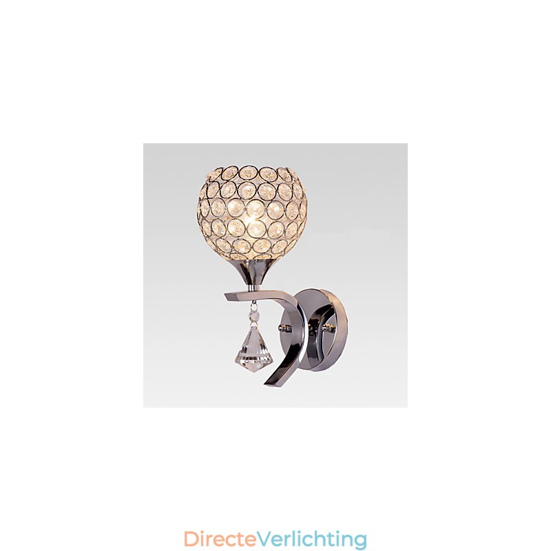 Max Crystal Modern Contemporary Electroplated Feature voor Crystal Ambient Light Wandlampen Wandlamp