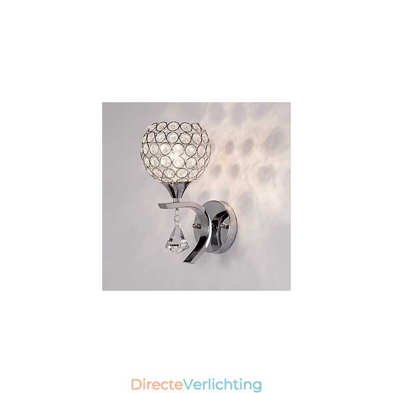 Max Crystal Modern Contemporary Electroplated Feature voor Crystal Ambient Light Wandlampen Wandlamp