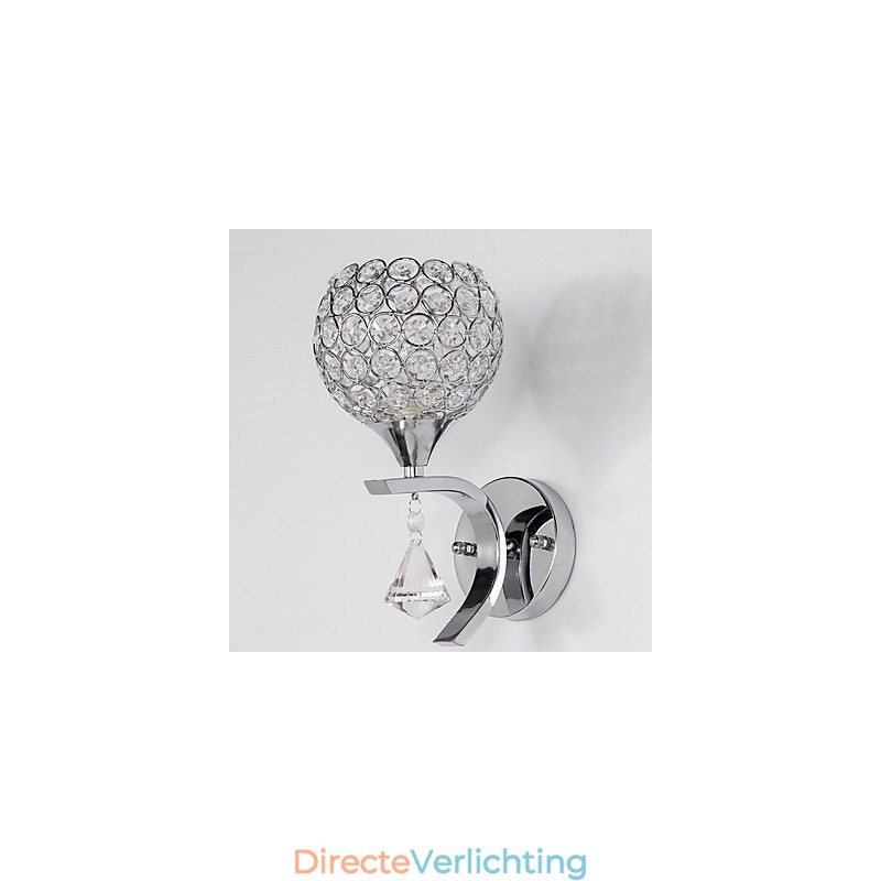 Max Crystal Modern Contemporary Electroplated Feature voor Crystal Ambient Light Wandlampen Wandlamp