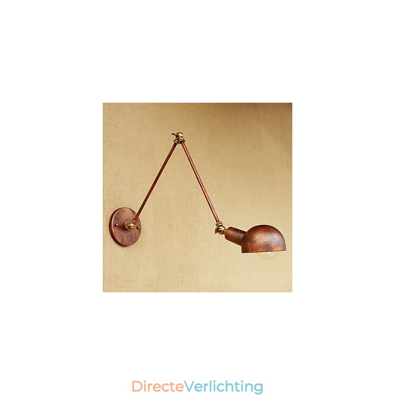 Eenvoudige vintage landelijke schilderfunctie voor mini-stijl zwenkarm oogbescherming sfeerverlichting wandlampen