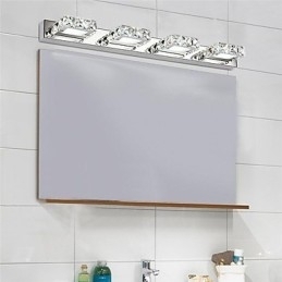 Badkamermeubellamp Kristallen make-upspiegellamp 4 lampen Badkamer Slaapkamerverlichting