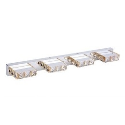 Badkamermeubellamp Kristallen make-upspiegellamp 4 lampen Badkamer Slaapkamerverlichting