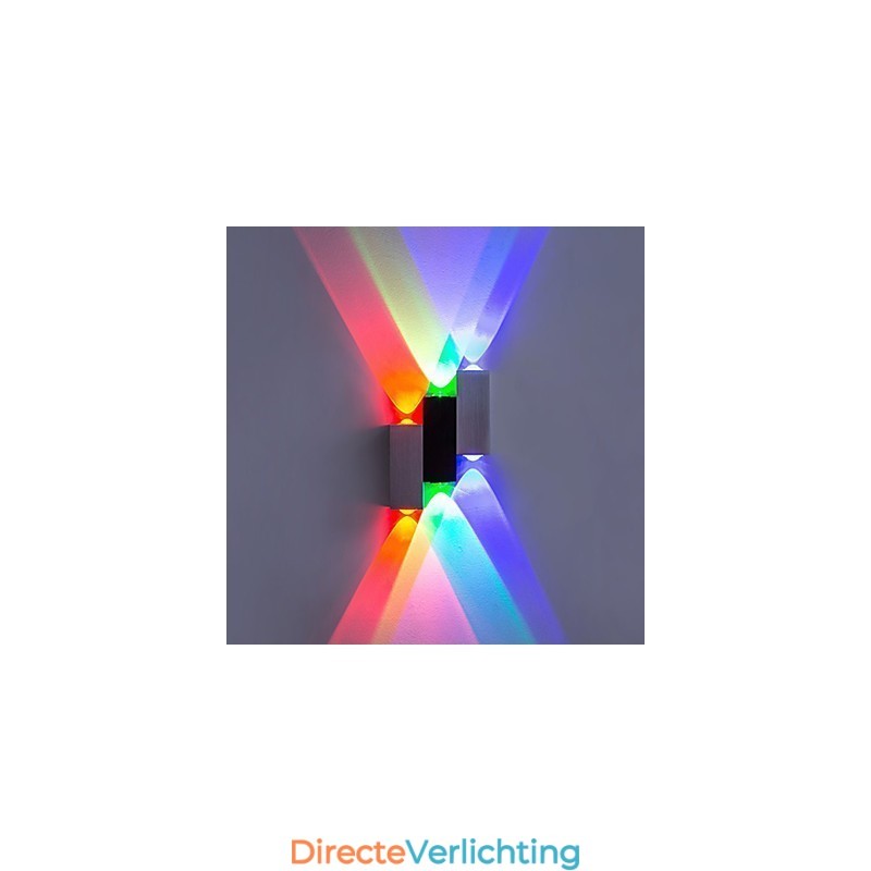 Moderne eigentijdse geborstelde functie voor sfeerverlichting, wandlamp met plafondmontage