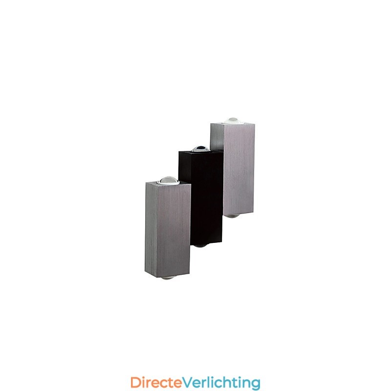 Moderne eigentijdse geborstelde functie voor sfeerverlichting, wandlamp met plafondmontage