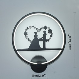 Aluminium product Wandlamp Moderne minimalistische creatieve wandlamp Modieuze woonkamer achtergrond muur balkon lamp gangverlichting