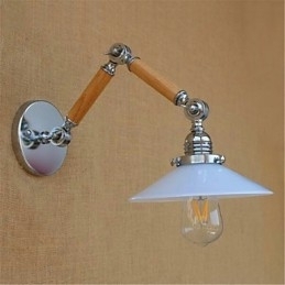 Rustieke Lodge Country Chrome-functie voor Swing Arm Ambient Light Swing Arm