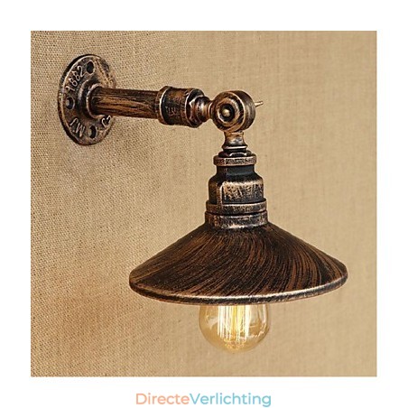 Industriële stijl Nordic waterpijp wandlamp wandlamp bruin antiek Industriële stijl Nordic waterpijp wandlamp wandlamp bruin antiek