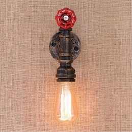 Nostalgia Eenvoudige Waterpijp Decoratieve Kleine Wandlamp Wandlamp