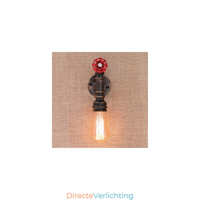 Nostalgia Eenvoudige Waterpijp Decoratieve Kleine Wandlamp Wandlamp