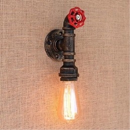Nostalgia Eenvoudige Waterpijp Decoratieve Kleine Wandlamp Wandlamp