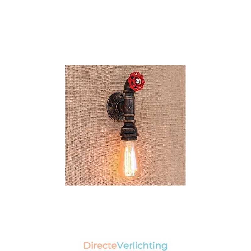 Nostalgia Eenvoudige Waterpijp Decoratieve Kleine Wandlamp Wandlamp