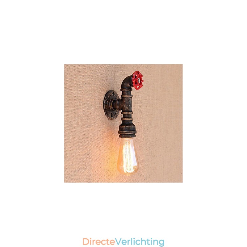 Nostalgia Eenvoudige Waterpijp Decoratieve Kleine Wandlamp Wandlamp