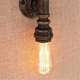 Nostalgia Eenvoudige Waterpijp Decoratieve Kleine Wandlamp Wandlamp