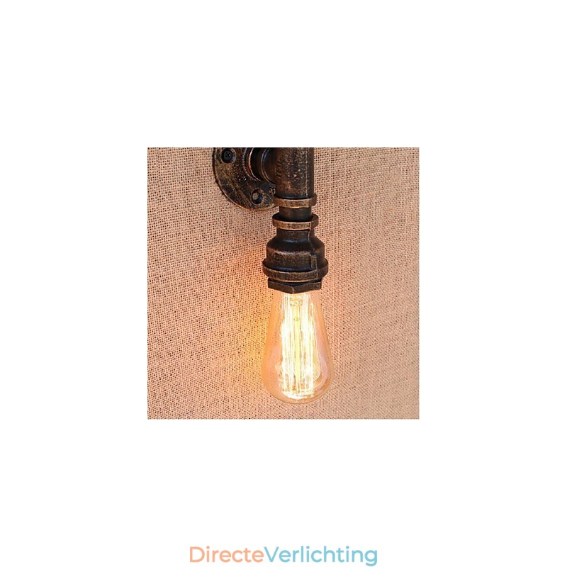 Nostalgia Eenvoudige Waterpijp Decoratieve Kleine Wandlamp Wandlamp