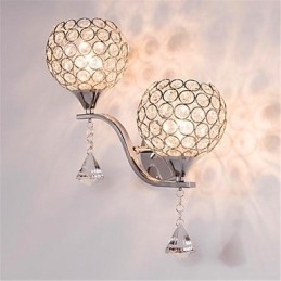 Moderne minimalistische woonkamer gang gang kristallen wandlamp