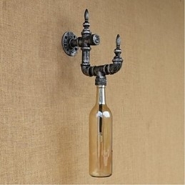 Rustieke Lodge Zilveren Feature voor Sfeervolle Licht Wandlampen Wandlamp