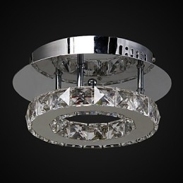 Moderne eigentijdse kristalchroom metalen inbouw