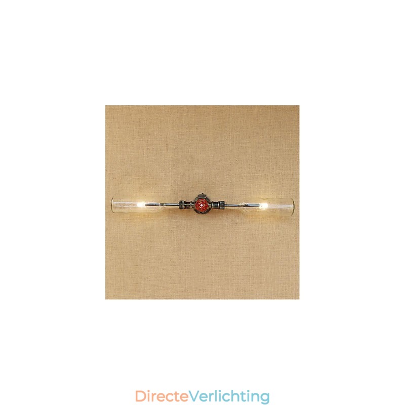 Retro Industry Wind Designer Waterfles Lamp Wandlamp Grijs