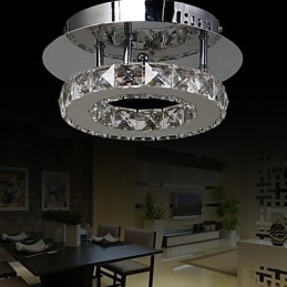 Moderne eigentijdse kristalchroom metalen inbouw