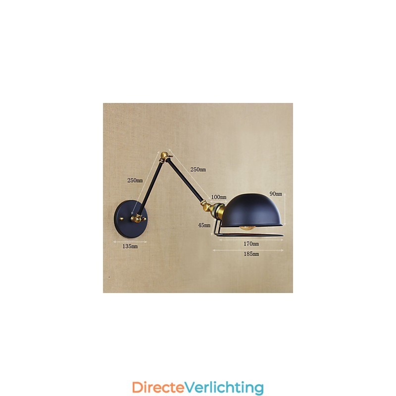 Industriële Retro Europese Stijl Dorpskarakter Verlichting Decoratieve Wandlamp IJzeren arm