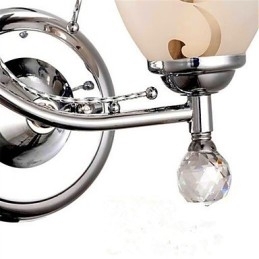 Moderne eigentijdse gegalvaniseerde functie voor Crystal Mini-stijl Ambient Light wandlampen