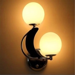 Moderne eigentijdse zilveren functie voor sfeerverlichting Wandlampen Wandlamp