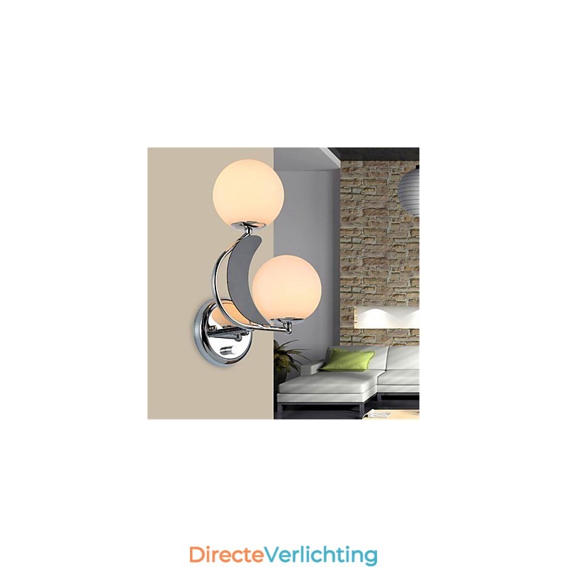 Moderne eigentijdse zilveren functie voor sfeerverlichting Wandlampen Wandlamp
