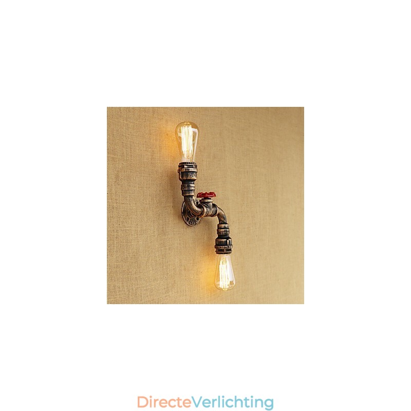 Rustieke Lodge Country Brass-functie voor Mini-stijl Ambient Light Wandlampen Wandlamp