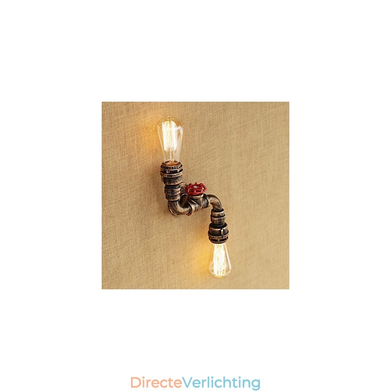 Rustieke Lodge Country Brass-functie voor Mini-stijl Ambient Light Wandlampen Wandlamp