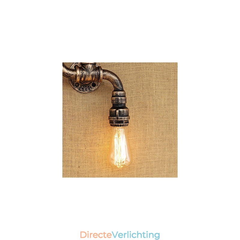 Rustieke Lodge Country Brass-functie voor Mini-stijl Ambient Light Wandlampen Wandlamp