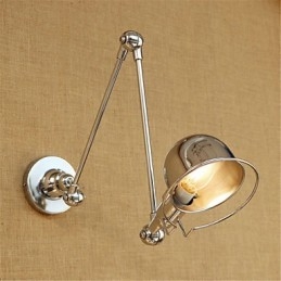 Moderne eigentijdse landelijke chromen functie voor zwenkarm oogbescherming downlight zwenkarm verlichting muur