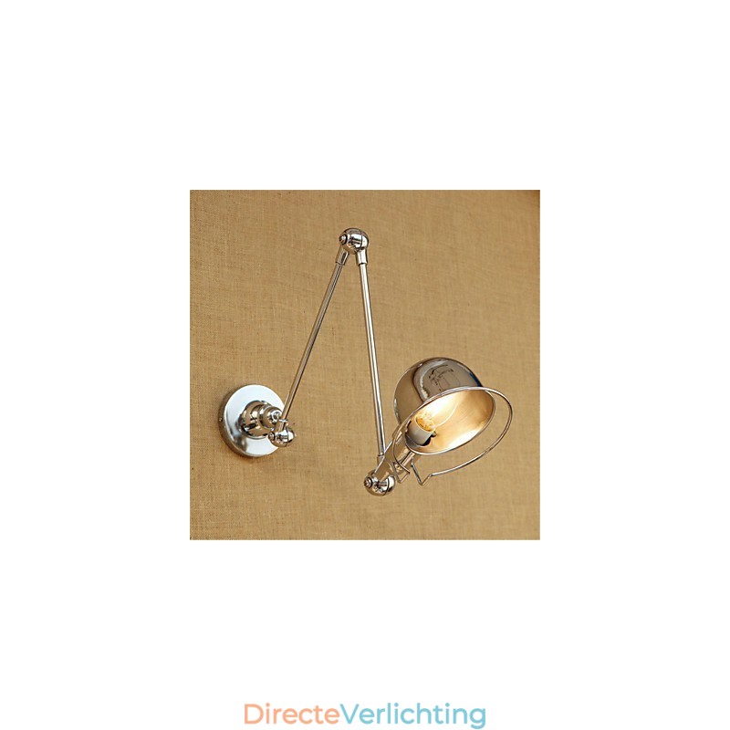 Moderne eigentijdse landelijke chromen functie voor zwenkarm oogbescherming downlight zwenkarm verlichting muur