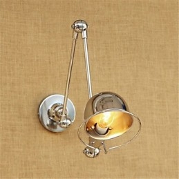 Moderne eigentijdse landelijke chromen functie voor zwenkarm oogbescherming downlight zwenkarm verlichting muur