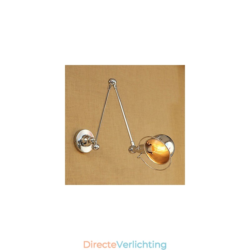 Moderne eigentijdse landelijke chromen functie voor zwenkarm oogbescherming downlight zwenkarm verlichting muur