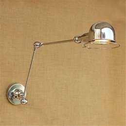 Moderne eigentijdse landelijke chromen functie voor zwenkarm oogbescherming downlight zwenkarm verlichting muur