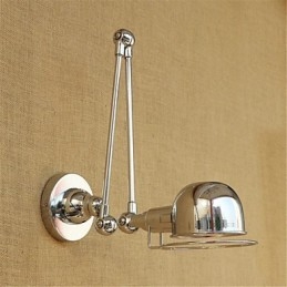 Moderne eigentijdse landelijke chromen functie voor zwenkarm oogbescherming downlight zwenkarm verlichting muur